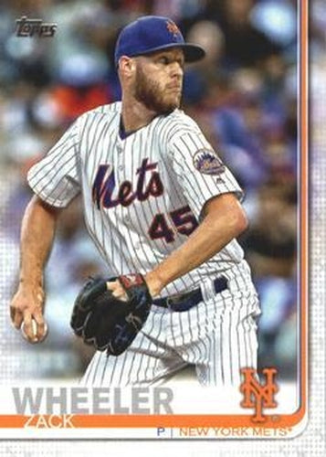 #371 Zack Wheeler - New York Mets - 2019 Topps Baseball