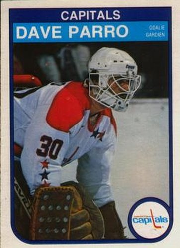 #371 Dave Parro - Washington Capitals - 1982-83 O-Pee-Chee Hockey