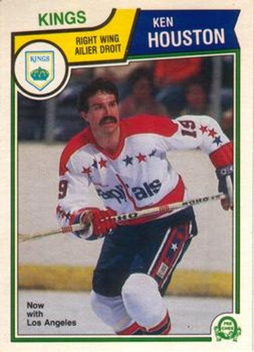 #371 Ken Houston - Los Angeles Kings - 1983-84 O-Pee-Chee Hockey