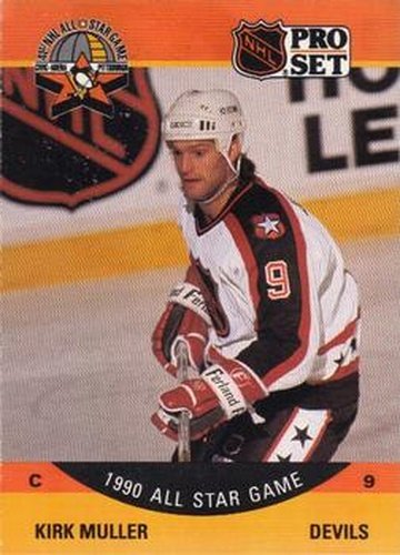 #371 Kirk Muller - New Jersey Devils - 1990-91 Pro Set Hockey