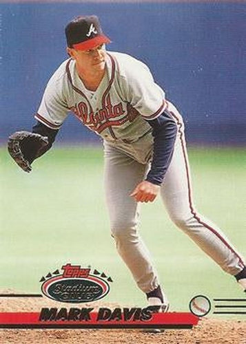 #371 Mark Davis - Atlanta Braves - 1993 Stadium Club Baseball