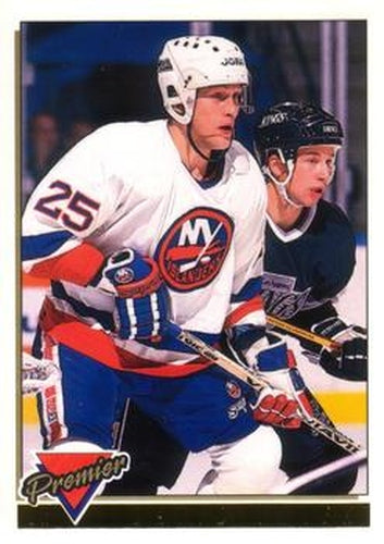 #371 David Volek - New York Islanders - 1993-94 O-Pee-Chee Premier Hockey - Gold