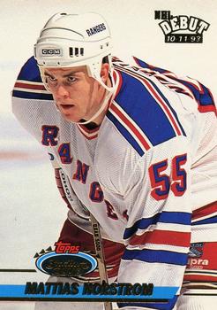 #371 Mattias Norstrom - New York Rangers - 1993-94 Stadium Club Hockey