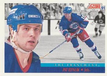 #371 Pat Elynuik - Winnipeg Jets - 1991-92 Score Canadian Bilingual Hockey