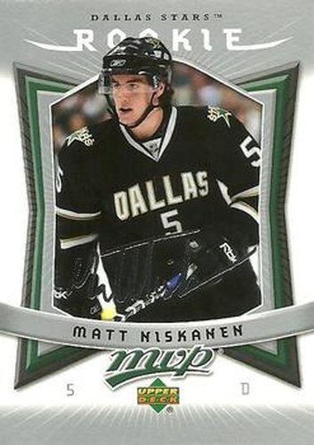 #372 Matt Niskanen - Dallas Stars - 2007-08 Upper Deck MVP Hockey
