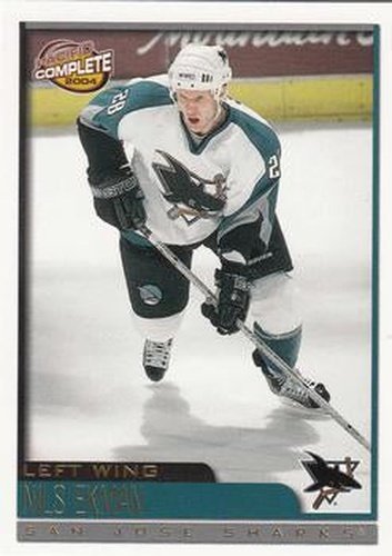#372 Nils Ekman - San Jose Sharks - 2003-04 Pacific Complete Hockey
