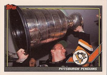 #372 Pittsburgh Penguins - Pittsburgh Penguins - 1991-92 Topps Hockey