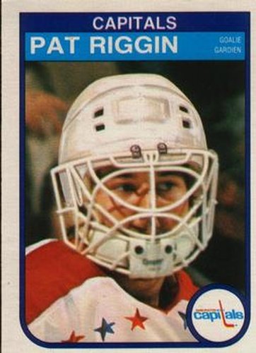 #372 Pat Riggin - Washington Capitals - 1982-83 O-Pee-Chee Hockey