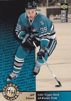 #372 Jeff Friesen - San Jose Sharks - 1995-96 Collector's Choice Hockey