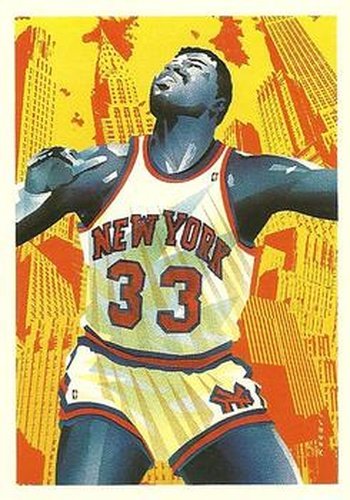 #372 Patrick Ewing - New York Knicks - 1990-91 Hoops Basketball