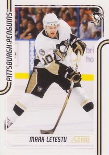 #372 Mark Letestu - Pittsburgh Penguins - 2011-12 Score Hockey
