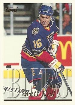 #372 Brett Hull - St. Louis Blues - 1995-96 Topps Hockey