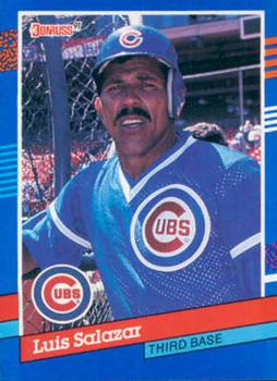 #372 Luis Salazar - Chicago Cubs - 1991 Donruss Baseball