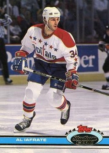 #372 Al Iafrate - Washington Capitals - 1991-92 Stadium Club Hockey