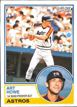 #372 Art Howe - Houston Astros - 1983 O-Pee-Chee Baseball