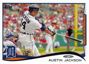 #372 Austin Jackson - Detroit Tigers - 2014 Topps Baseball
