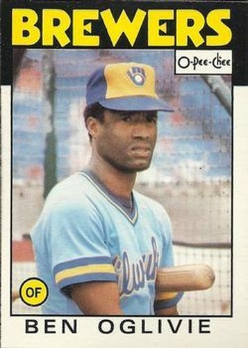 #372 Ben Oglivie - Milwaukee Brewers - 1986 O-Pee-Chee Baseball