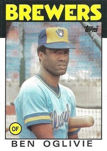 #372 Ben Oglivie - Milwaukee Brewers - 1986 Topps Baseball