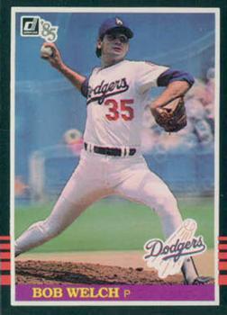 #372 Bob Welch - Los Angeles Dodgers - 1985 Donruss Baseball