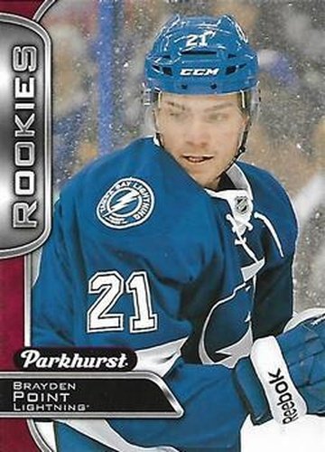#372 Brayden Point - Tampa Bay Lightning - 2016-17 Parkhurst - Red Hockey