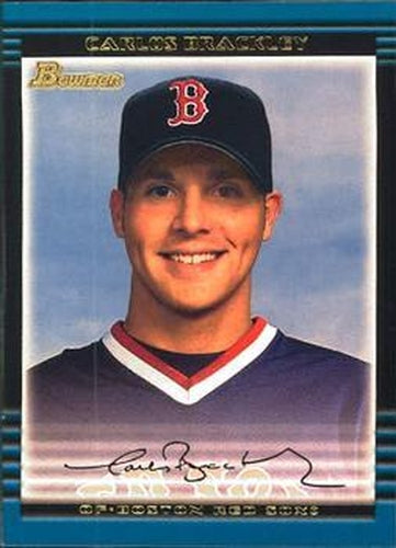 #372 Carlos Brackley - Boston Red Sox - 2002 Bowman Baseball