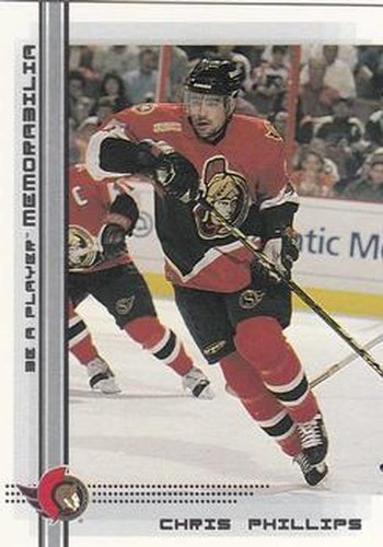 #372 Chris Phillips - Ottawa Senators - 2000-01 Be a Player Memorabilia Hockey