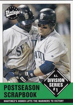 #372 Edgar Martinez - Seattle Mariners - 2001 Upper Deck Vintage Baseball