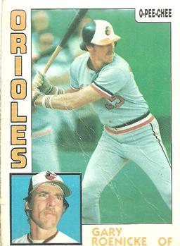 #372 Gary Roenicke - Baltimore Orioles - 1984 O-Pee-Chee Baseball
