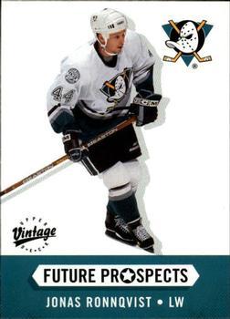 #372 Jonas Ronnqvist - Anaheim Mighty Ducks - 2000-01 Upper Deck Vintage Hockey