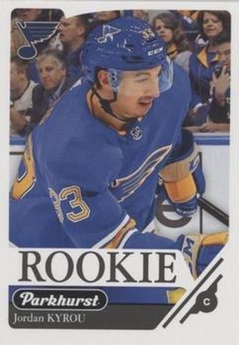 #372 Jordan Kyrou - St. Louis Blues - 2018-19 Parkhurst Hockey