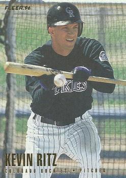 #372 Kevin Ritz - Colorado Rockies - 1996 Fleer Baseball