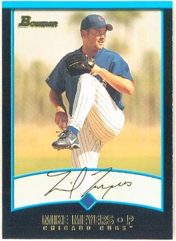 #372 Mike Meyers - Chicago Cubs - 2001 Bowman Baseball