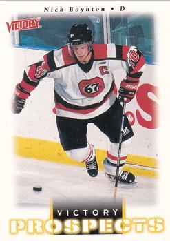 #372 Nick Boynton - Ottawa 67's - 1999-00 Upper Deck Victory Hockey