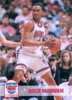 #372 Rick Mahorn - New Jersey Nets - 1993-94 Hoops Basketball