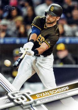 #372 Ryan Schimpf - San Diego Padres - 2017 Topps Baseball