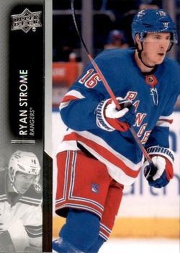 #372 Ryan Strome - New York Rangers - 2021-22 Upper Deck Hockey