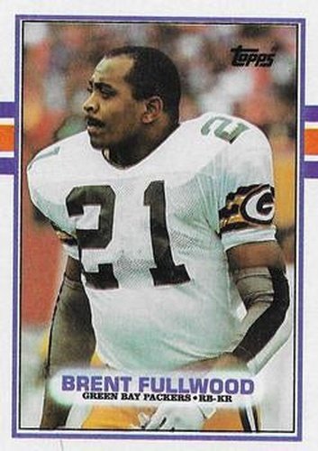 #372 Brent Fullwood - Green Bay Packers - 1989 Topps Football