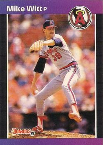 #372 Mike Witt - California Angels - 1989 Donruss Baseball