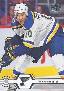 #372 Jay Bouwmeester - St. Louis Blues - 2019-20 Upper Deck Hockey