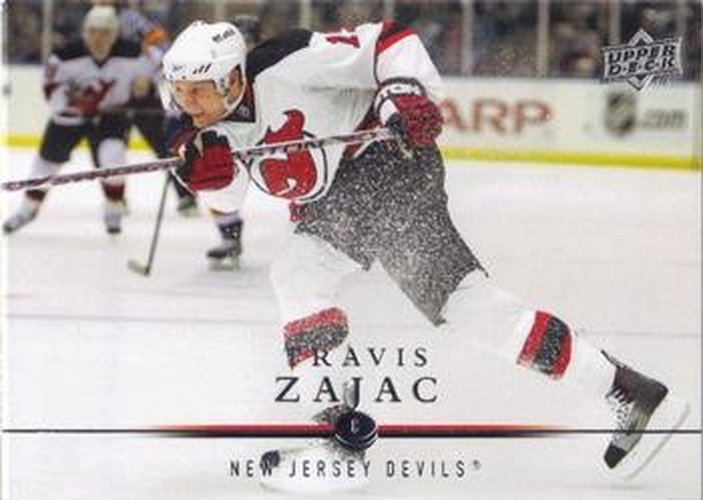 #372 Travis Zajac - New Jersey Devils - 2008-09 Upper Deck Hockey