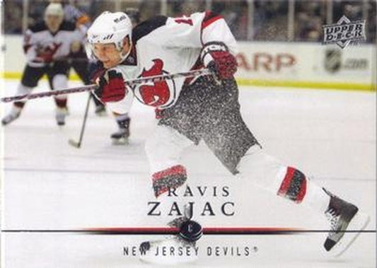 #372 Travis Zajac - New Jersey Devils - 2008-09 Upper Deck Hockey