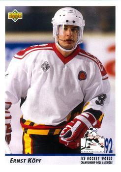 #372 Ernst Kopf - Germany - 1992-93 Upper Deck Hockey