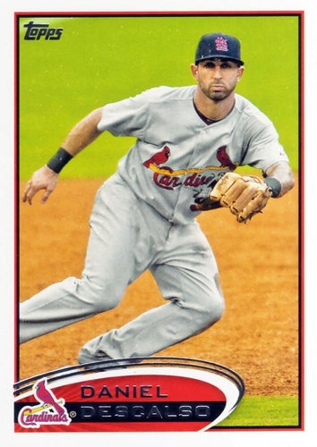 #372 Daniel Descalso - St. Louis Cardinals - 2012 Topps Baseball