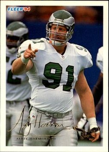 #372 Andy Harmon - Philadelphia Eagles - 1994 Fleer Football