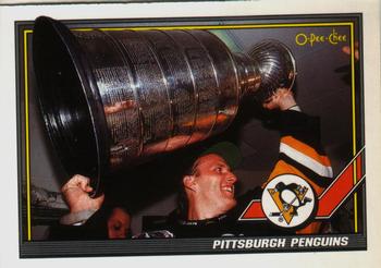 #372 Pittsburgh Penguins - Pittsburgh Penguins - 1991-92 O-Pee-Chee Hockey