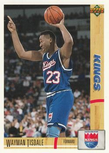 #372 Wayman Tisdale - Sacramento Kings - 1991-92 Upper Deck Basketball