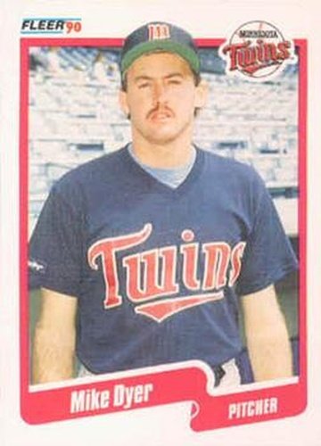 #372 Mike Dyer - Minnesota Twins - 1990 Fleer USA Baseball