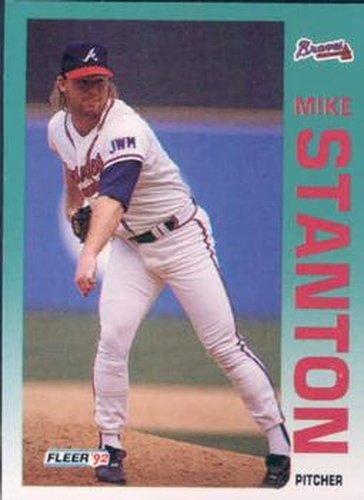 #372 Mike Stanton - Atlanta Braves - 1992 Fleer Baseball