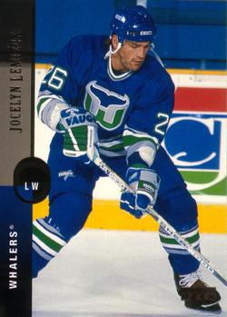 #372 Jocelyn Lemieux - Hartford Whalers - 1994-95 Upper Deck Hockey