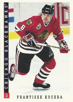 #372 Frantisek Kucera - Chicago Blackhawks - 1993-94 Score Canadian Hockey